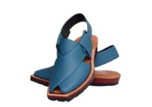 Forozi Blue Norozi Chappal – Traditional Pakistani Footwear